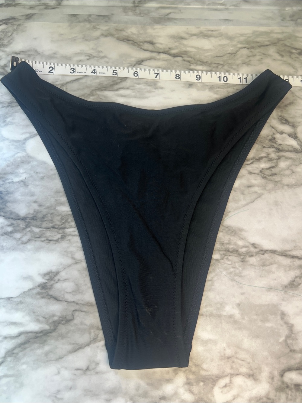 aerie Black Bikini Bottom - High Cut